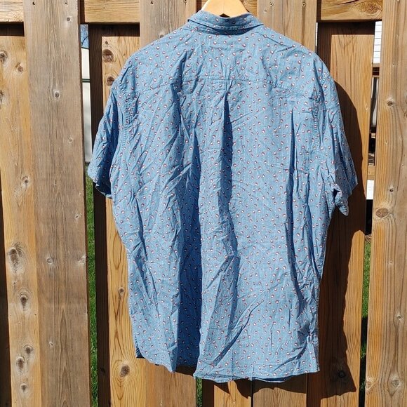 FUN EDDIE BAUER Classic Fit Fishing Bobber Classic Fit Button Down Shirt… - Picture 7 of 7